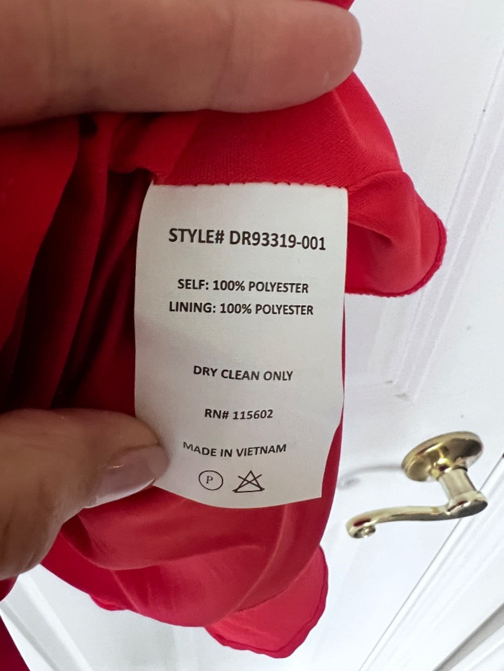Lush Red Wrap Dress NWT Size M Nordstrom Flowy Sleeveless - Picture 5 of 7